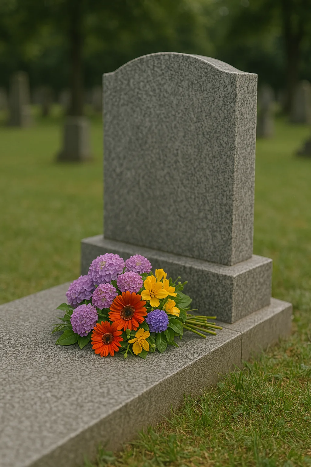 Tombe apres fleurissement a Caluire-et-Cuire