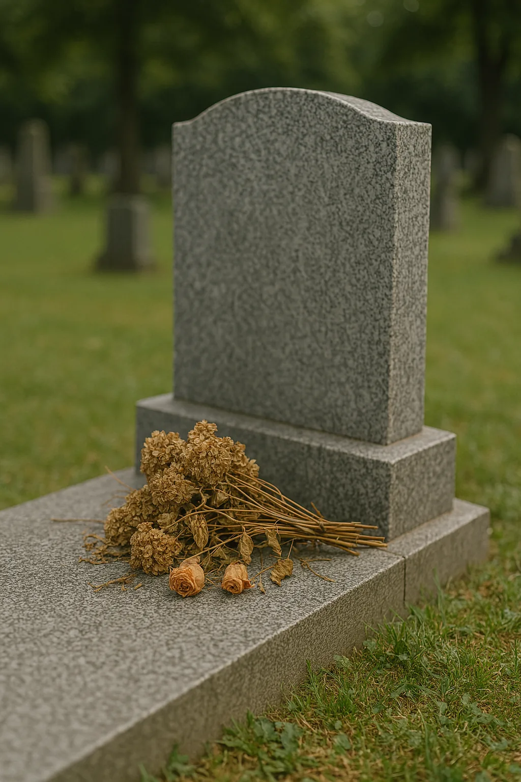 Tombe avant fleurissement a Caluire-et-Cuire