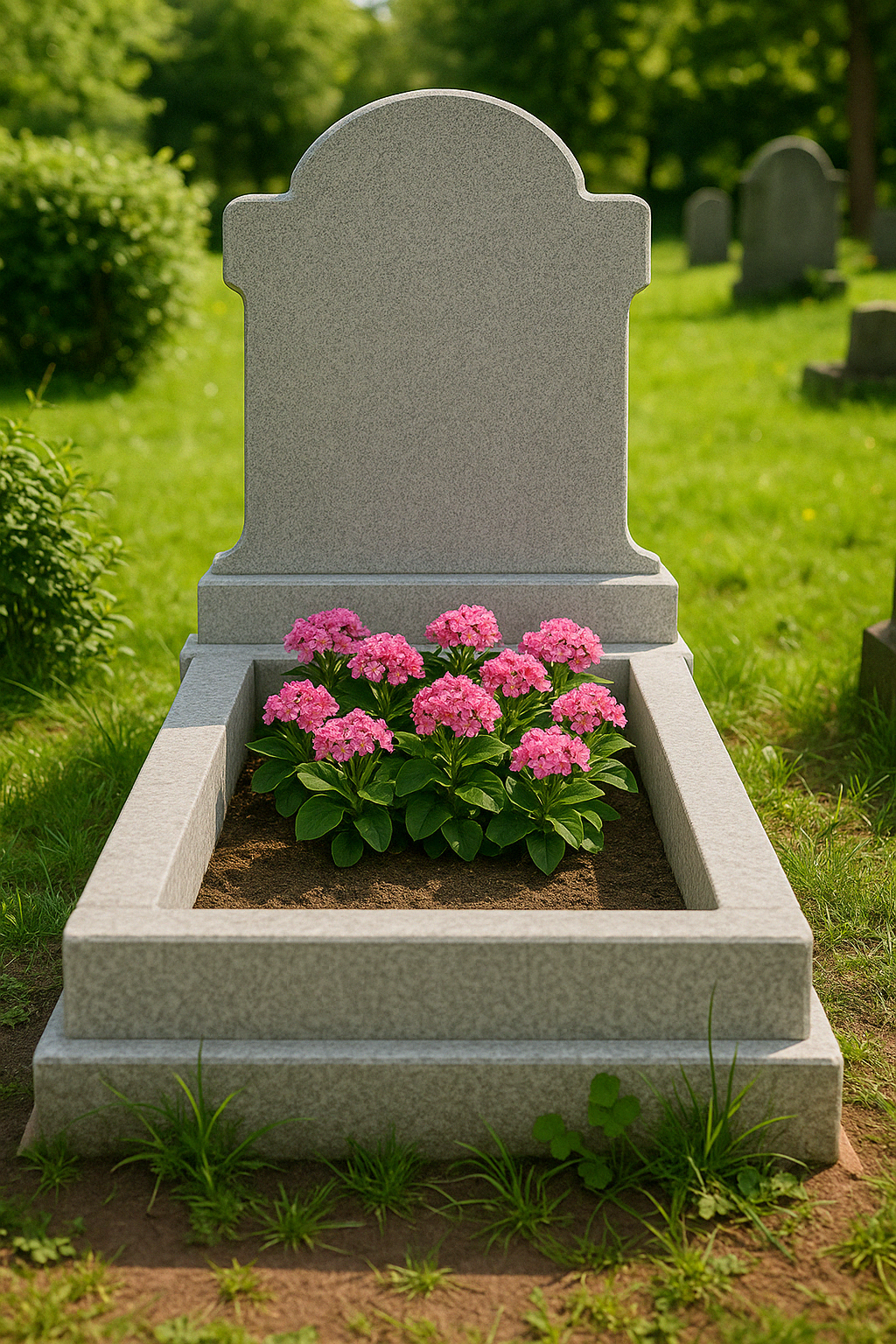 Tombe après nettoyage